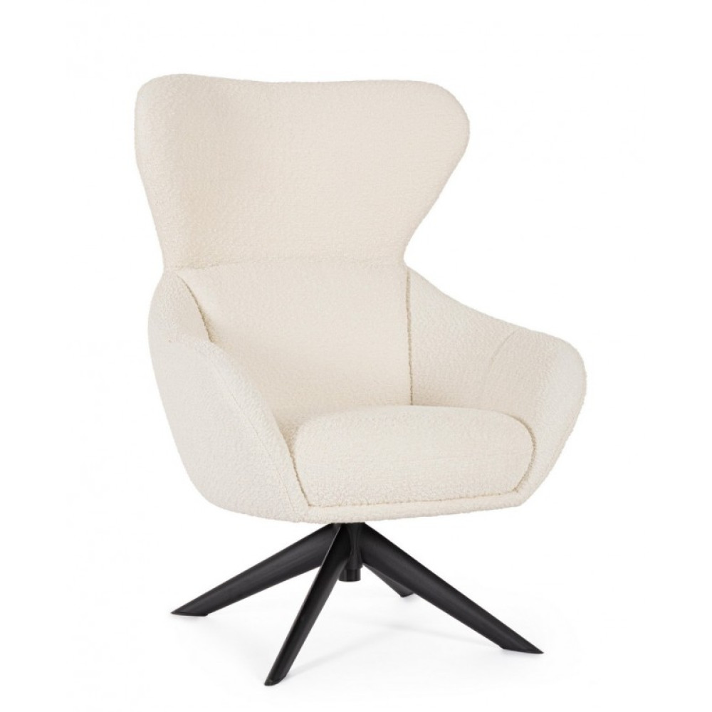 Bizzotto КРІСЛО HAILEY SNOW ПОВОРОТНЕ