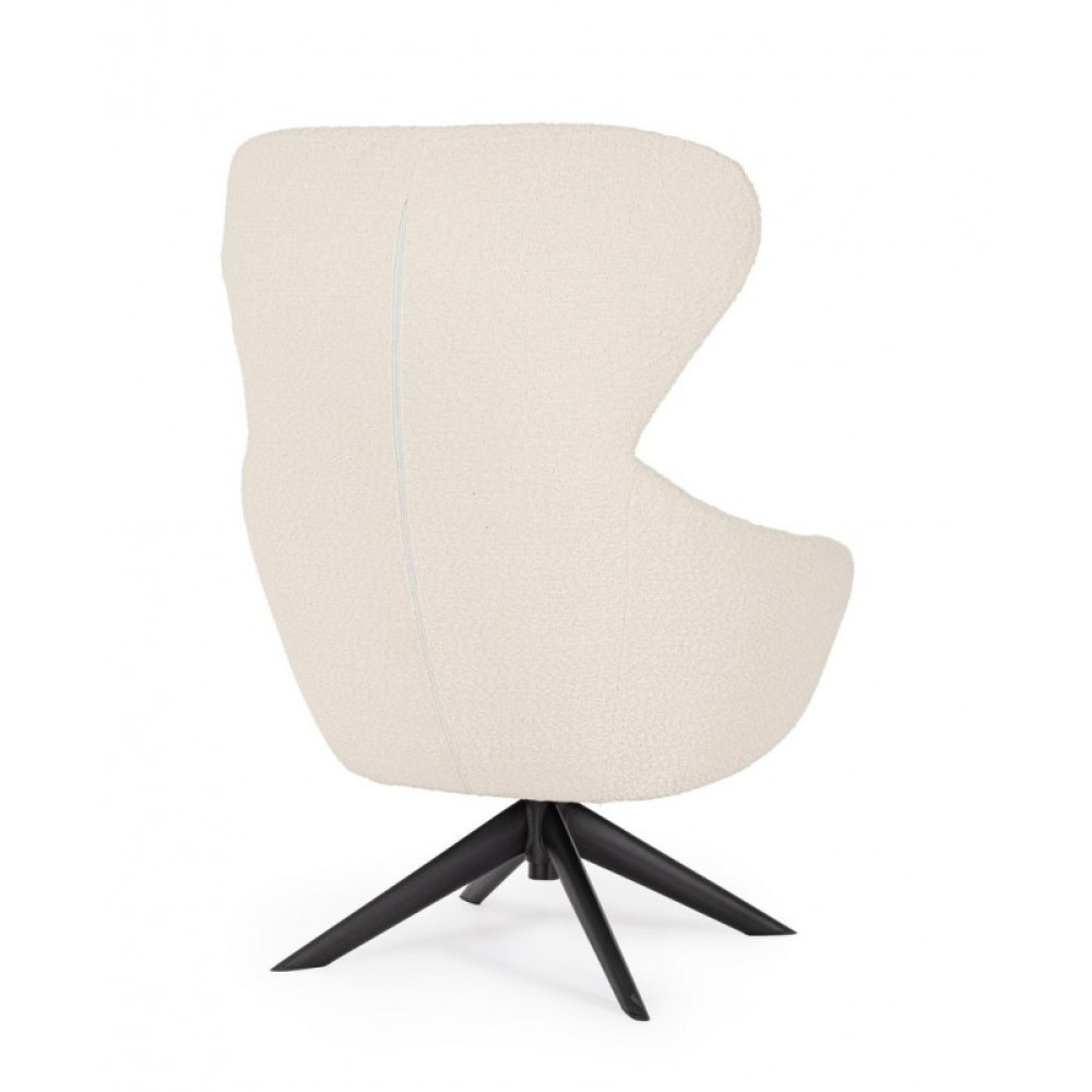 Bizzotto КРІСЛО HAILEY SNOW ПОВОРОТНЕ