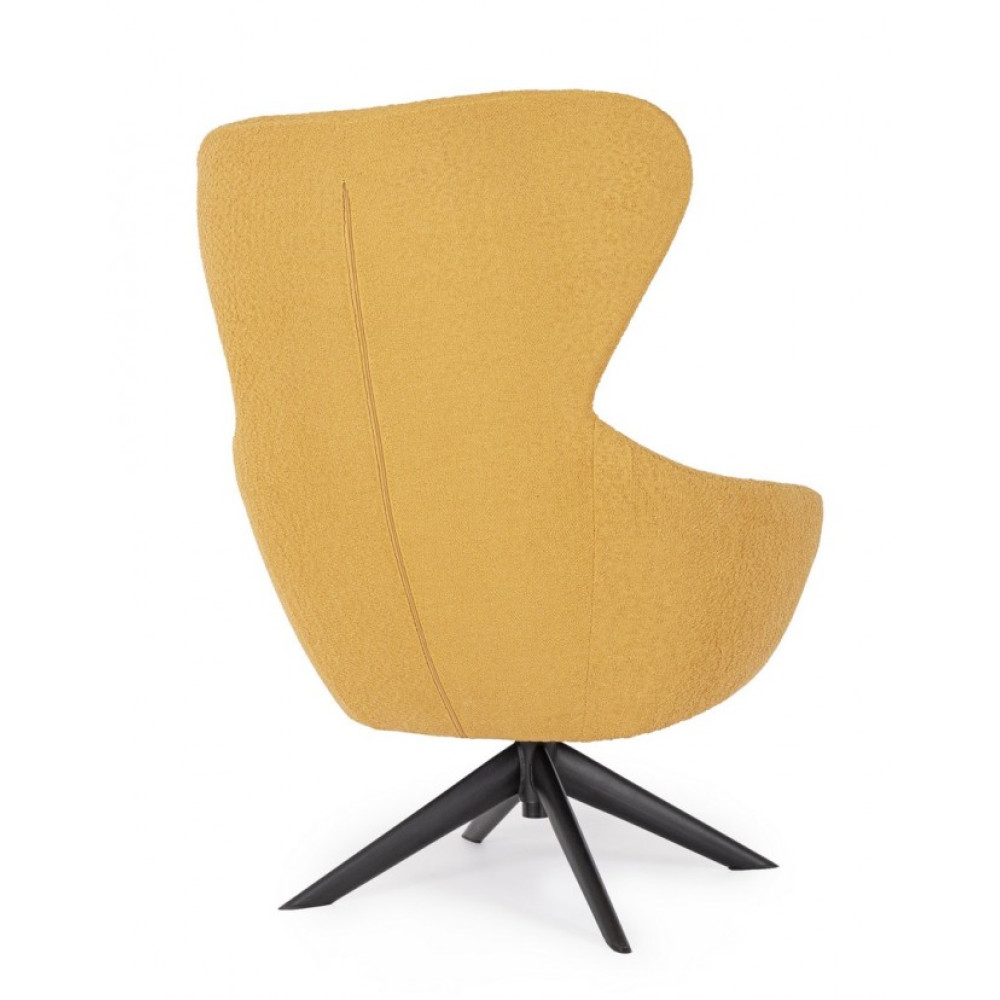 Bizzotto ПОВОРОТНЕ КРІСЛО HAILEY MUSTARD