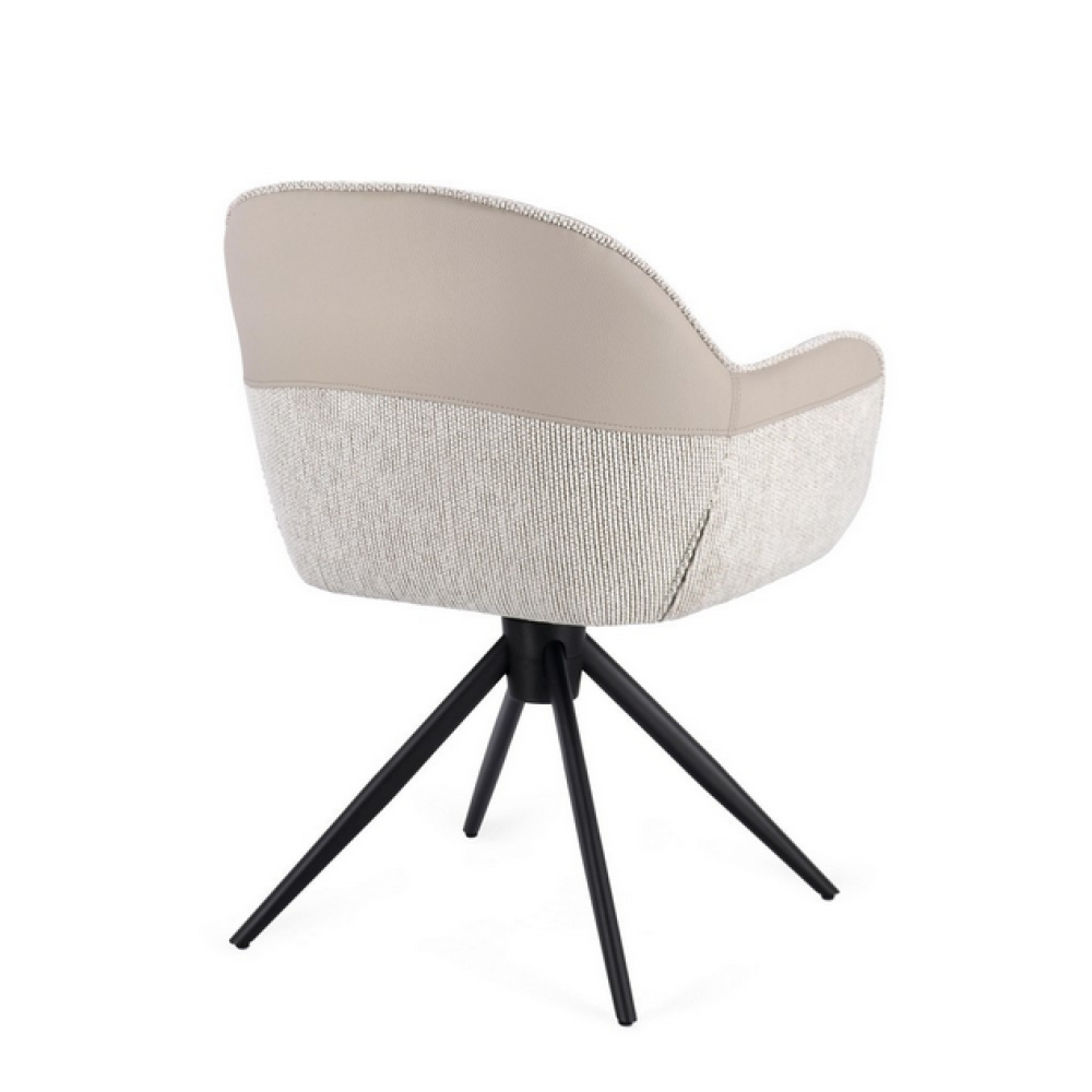 Bizzotto КРІСЛО ISOTTA BEIGE SWIVEL 