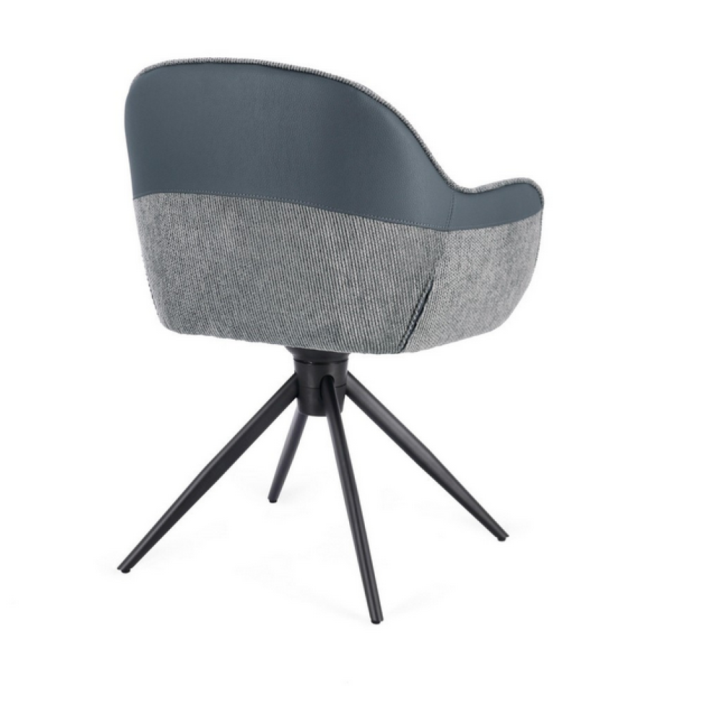 Bizzotto Крісло ISOTTA GREY SWIVEL 