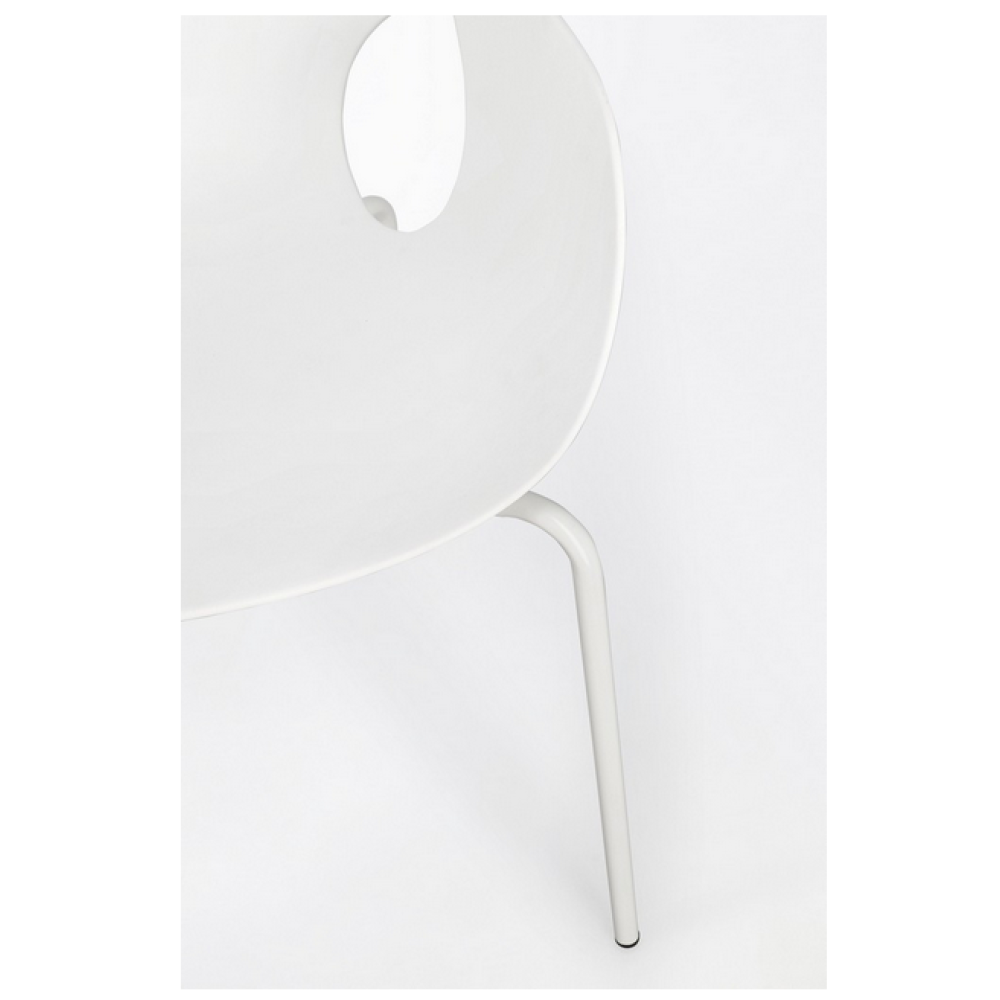 Yes Крісло LENNOX WHITE з підлокітниками