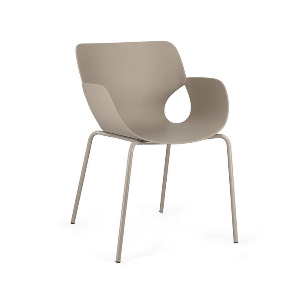 Yes Стілець Lennox Grey з підлокітниками