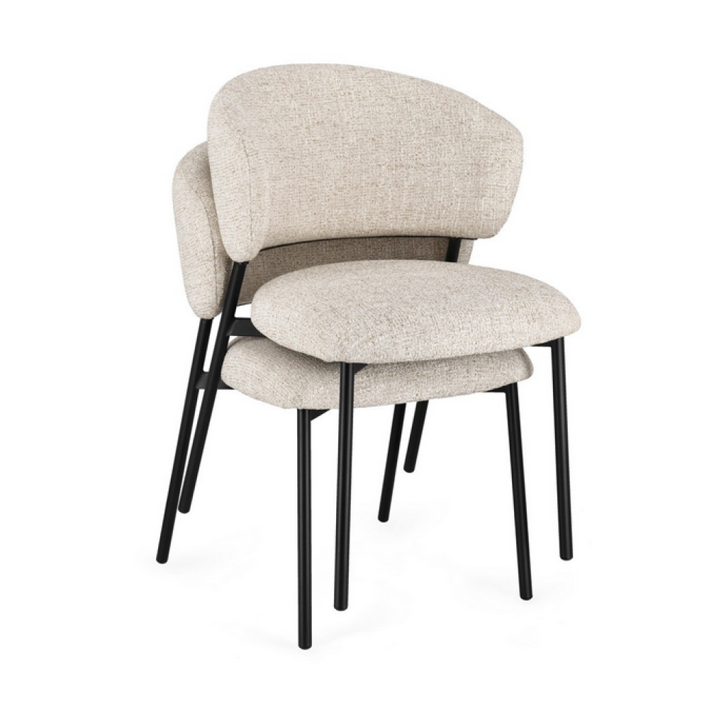 Bizzotto Стілець Prisca Black/Sand