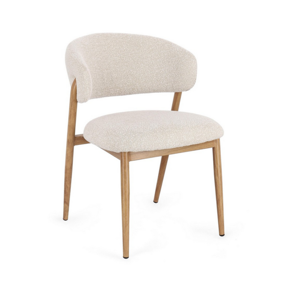 Bizzotto КРІСЛО CASSANDRA NATURAL/LINEN