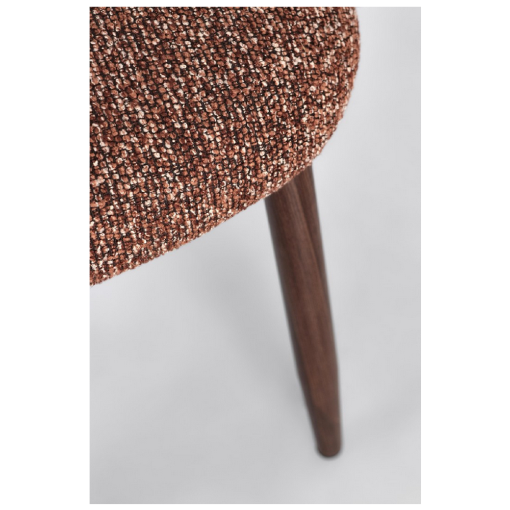 Bizzotto Крісло AMALIA WOLNUT/TERRACOTTA Bizzotto Крісло AMALIA WOLNUT/TERRACOTTA