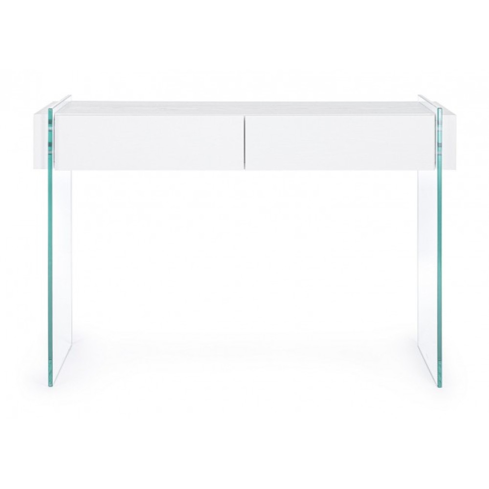 Bizzotto LINE WHITE WOOD CONSOLE 2DR 110X40 Bizzotto LINE WHITE WOOD CONSOLE 2DR 110X40