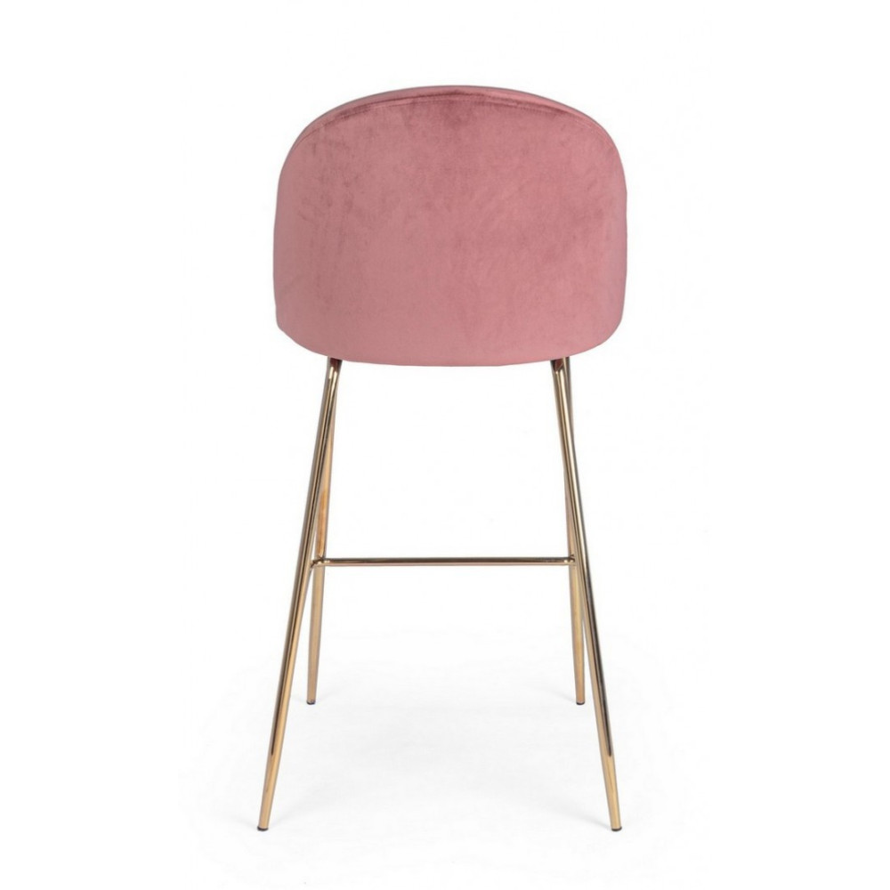 Bizzotto БАРНИЙ СТІЛЕЦЬ CARRY BLUSH VELVET Bizzotto БАРНИЙ СТІЛЕЦЬ CARRY BLUSH VELVET