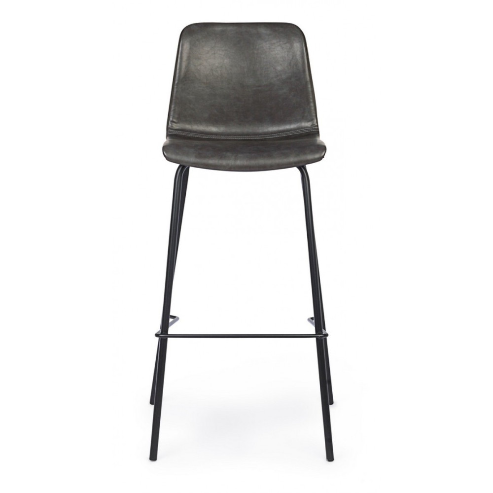 Bizzotto БАРНИЙ СТІЛЕЦЬ KYRA GREY VINTAGE ПУ Bizzotto БАРНИЙ СТІЛЕЦЬ KYRA GREY VINTAGE ПУ