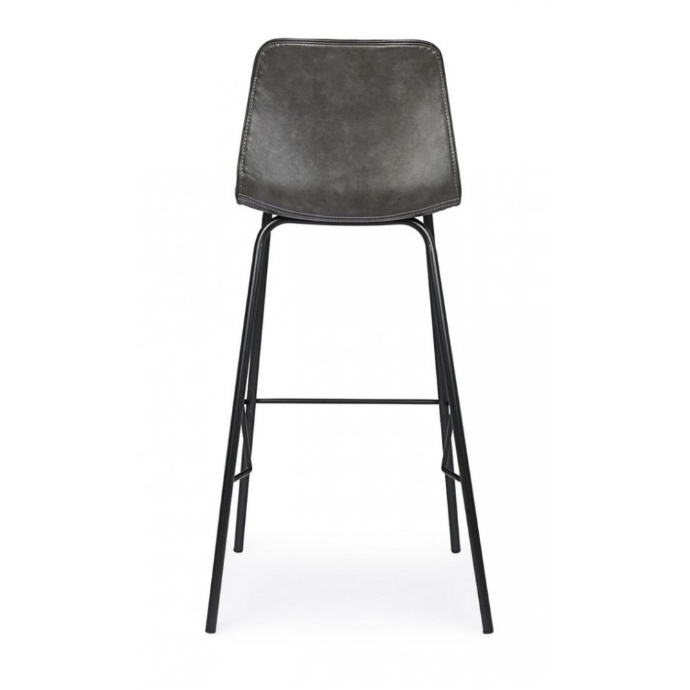 Bizzotto БАРНИЙ СТІЛЕЦЬ KYRA GREY VINTAGE ПУ Bizzotto БАРНИЙ СТІЛЕЦЬ KYRA GREY VINTAGE ПУ