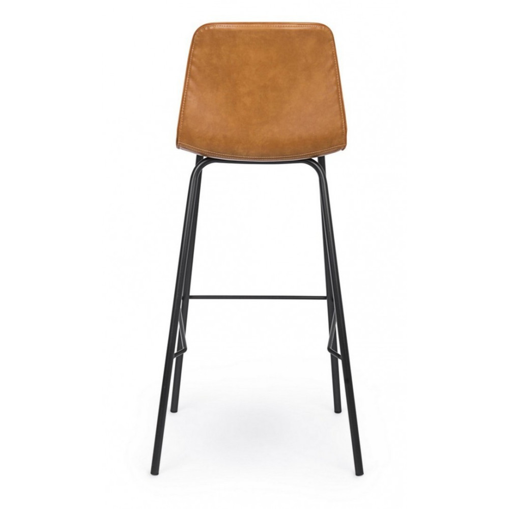 Bizzotto БАРНИЙ СТІЛЕЦЬ KYRA BROWN VINTAGE PU Bizzotto БАРНИЙ СТІЛЕЦЬ KYRA BROWN VINTAGE PU