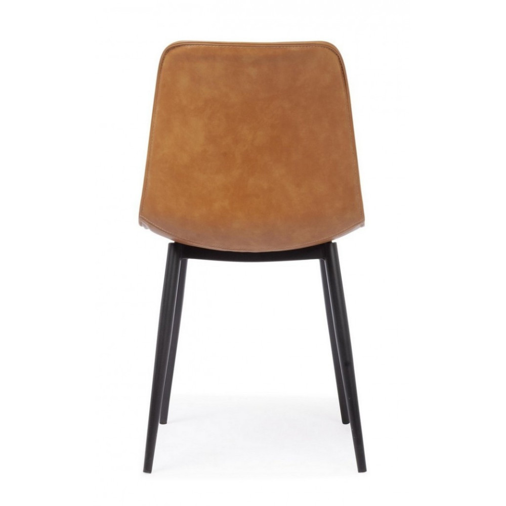 Bizzotto КРІСЛО KYRA BROWN VINTAGE PU Bizzotto КРІСЛО KYRA BROWN VINTAGE PU