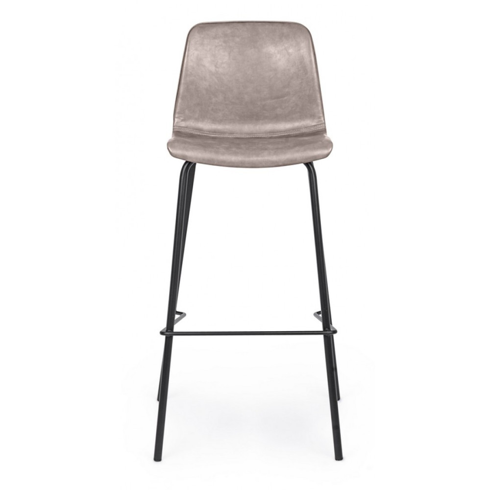 Bizzotto БАРНИЙ СТІЛЕЦЬ KYRA BEIGE VINTAGE ПУ Bizzotto БАРНИЙ СТІЛЕЦЬ KYRA BEIGE VINTAGE ПУ