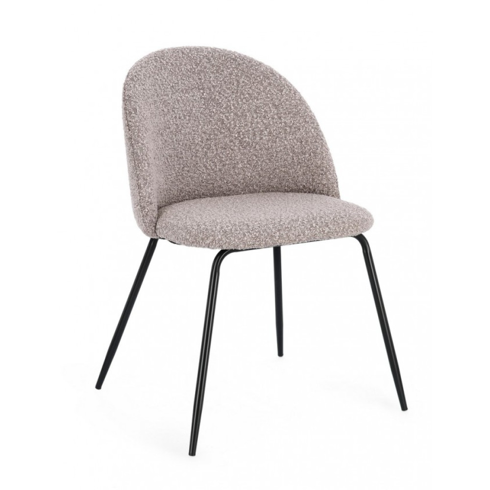 Bizzotto КРІСЛО ТАНЯ БЛЕК/НОРКА