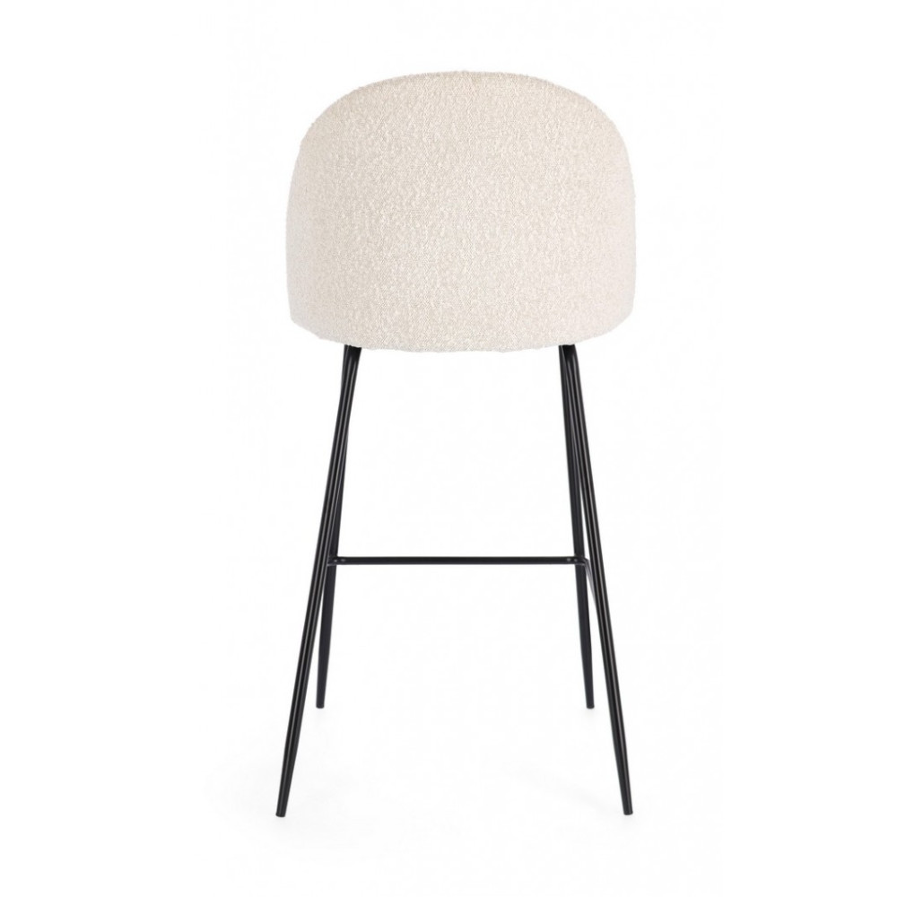 Bizzotto БАРНИЙ СТІЛЕЦЬ CARRY BLACK/IVORY Bizzotto БАРНИЙ СТІЛЕЦЬ CARRY BLACK/IVORY