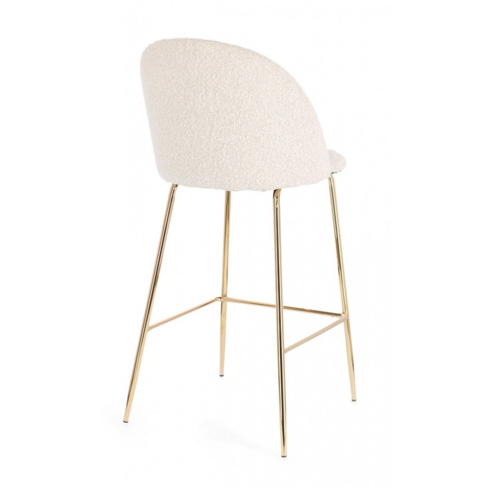 Bizzotto БАРНИЙ СТІЛЕЦЬ CARRY GOLD/IVORY Bizzotto БАРНИЙ СТІЛЕЦЬ CARRY GOLD/IVORY