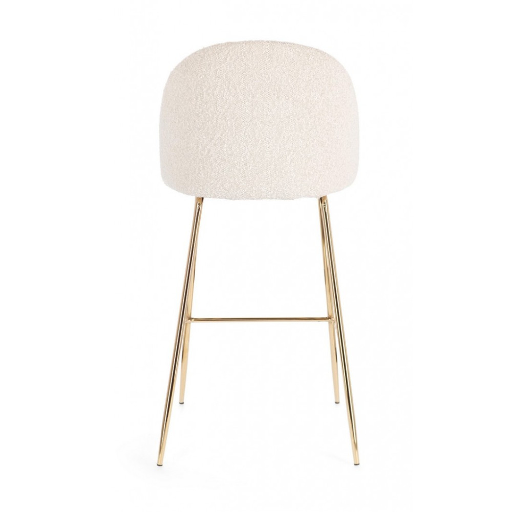 Bizzotto БАРНИЙ СТІЛЕЦЬ CARRY GOLD/IVORY Bizzotto БАРНИЙ СТІЛЕЦЬ CARRY GOLD/IVORY