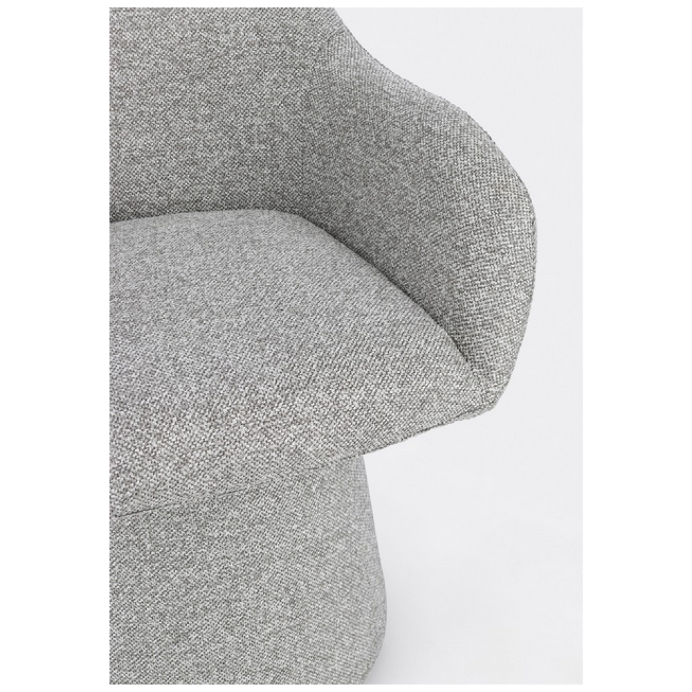 Bizzotto ОБЕРТОВЕ КРІСЛО ANTARA GREY