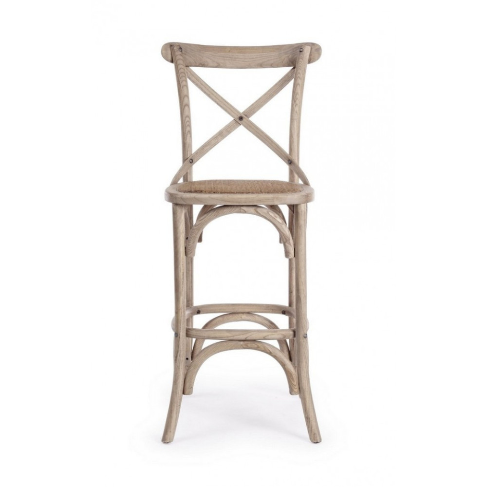 Bizzotto БАРНИЙ СТІЛЕЦЬ CROSS LIGHT GREY Bizzotto БАРНИЙ СТІЛЕЦЬ CROSS LIGHT GREY