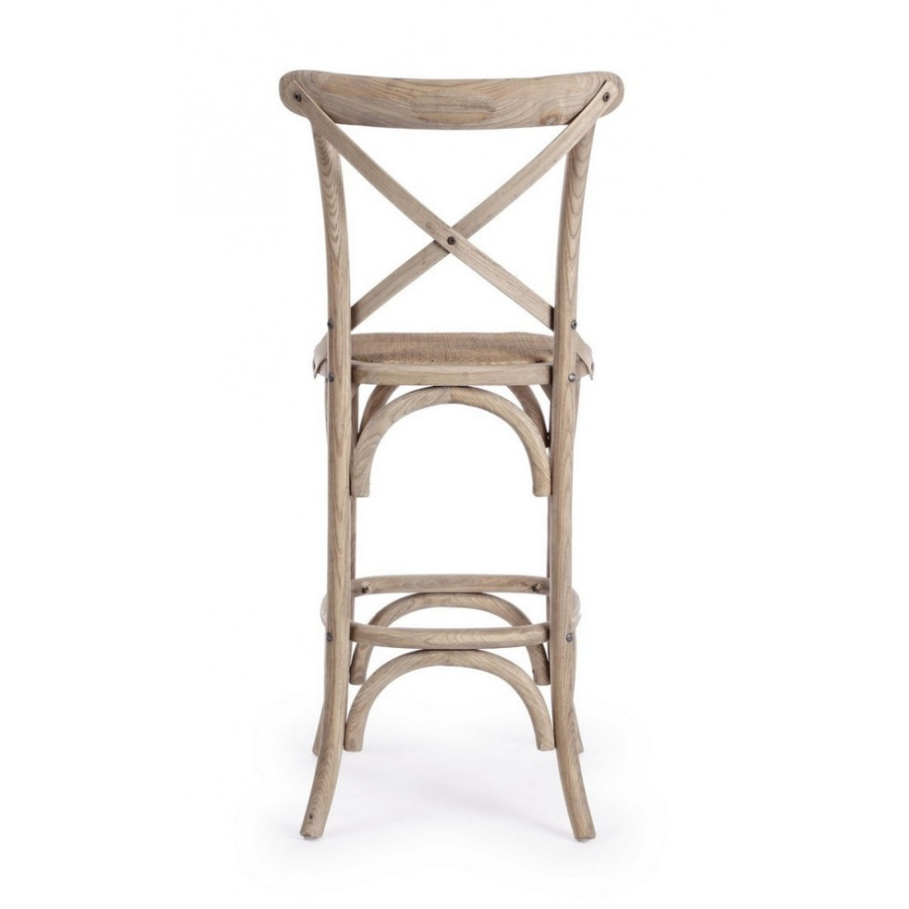 Bizzotto БАРНИЙ СТІЛЕЦЬ CROSS LIGHT GREY Bizzotto БАРНИЙ СТІЛЕЦЬ CROSS LIGHT GREY