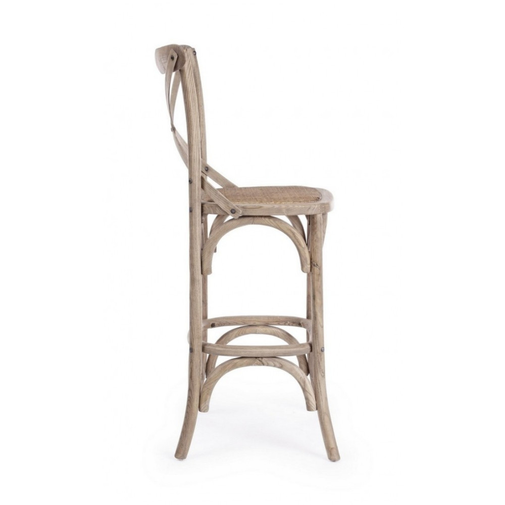 Bizzotto БАРНИЙ СТІЛЕЦЬ CROSS LIGHT GREY Bizzotto БАРНИЙ СТІЛЕЦЬ CROSS LIGHT GREY