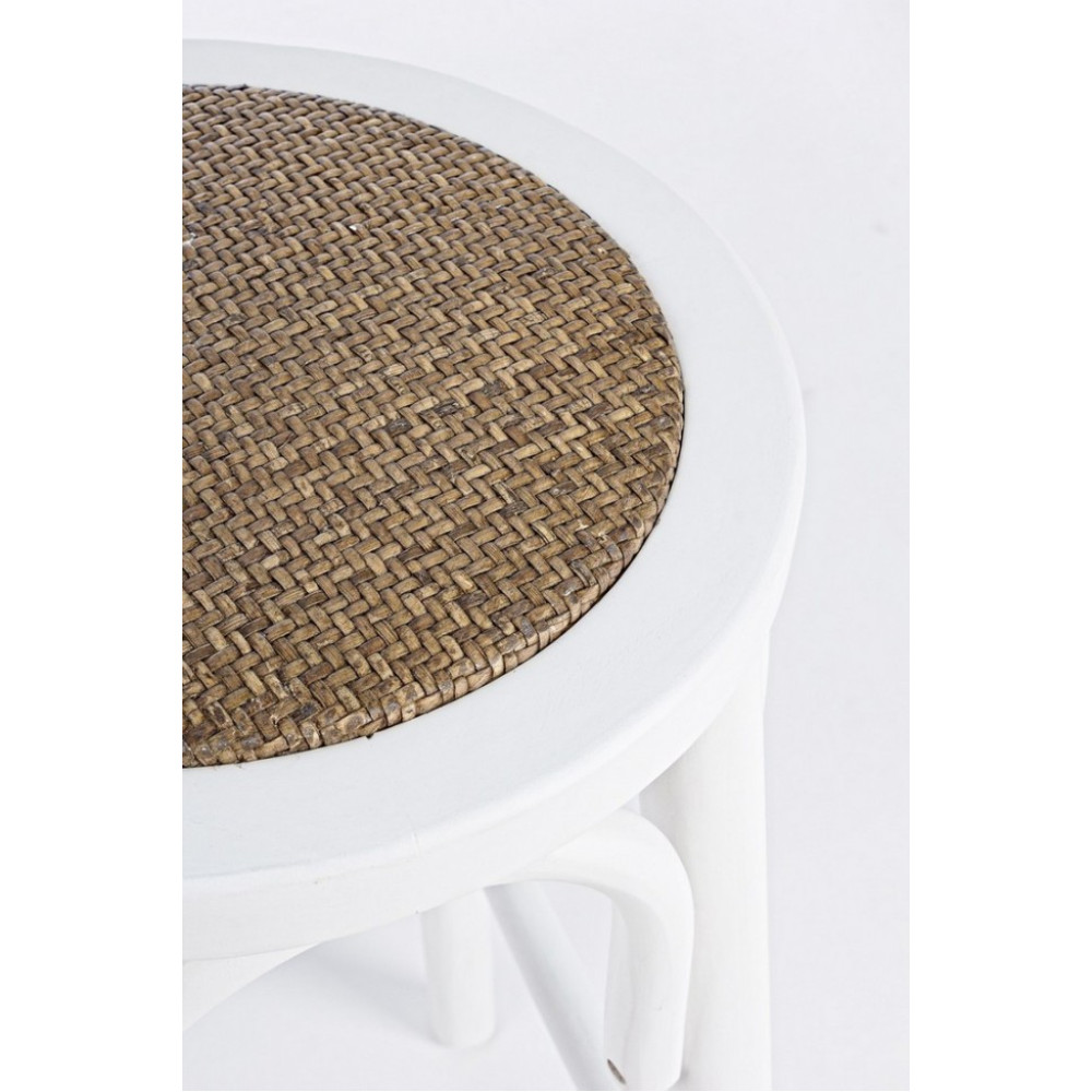 Bizzotto БАРНИЙ СТІЛЕЦЬ CIRCLE WHITE Bizzotto БАРНИЙ СТІЛЕЦЬ CIRCLE WHITE