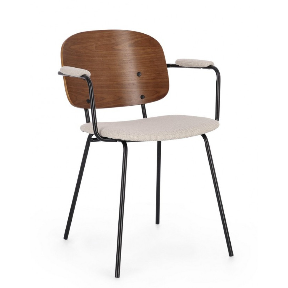 Bizzotto КРІСЛО SIENNA BEIGE W-ARMR