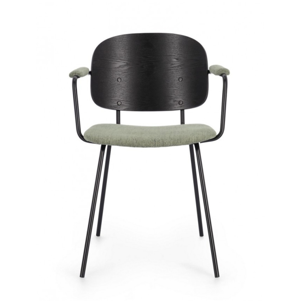 Bizzotto КРІСЛО SIENNA GREEN W-ARMR Bizzotto КРІСЛО SIENNA GREEN W-ARMR