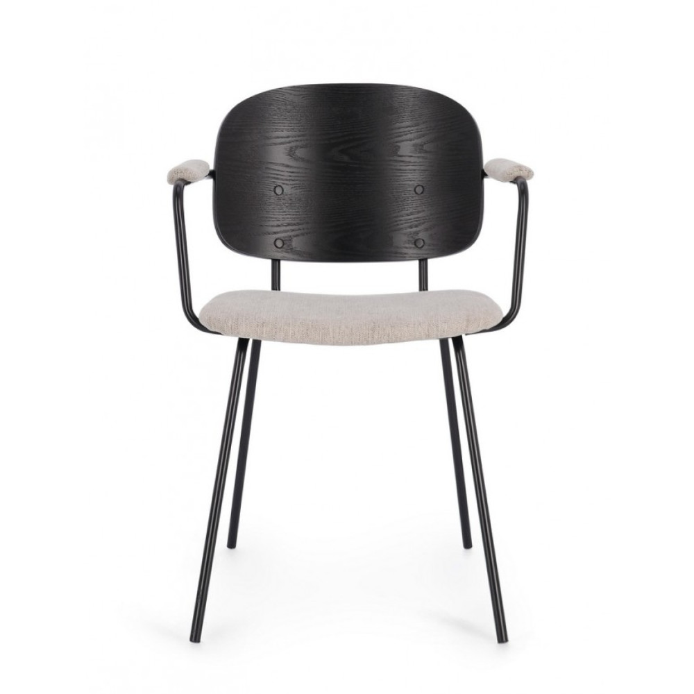 Bizzotto КРІСЛО SIENNA NATURAL W-ARMR Bizzotto КРІСЛО SIENNA NATURAL W-ARMR