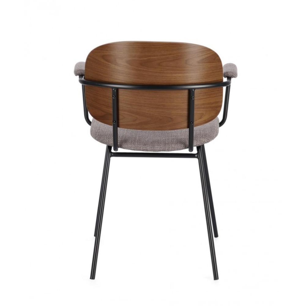 Bizzotto КРІСЛО SIENNA GREY W-ARMR Bizzotto КРІСЛО SIENNA GREY W-ARMR