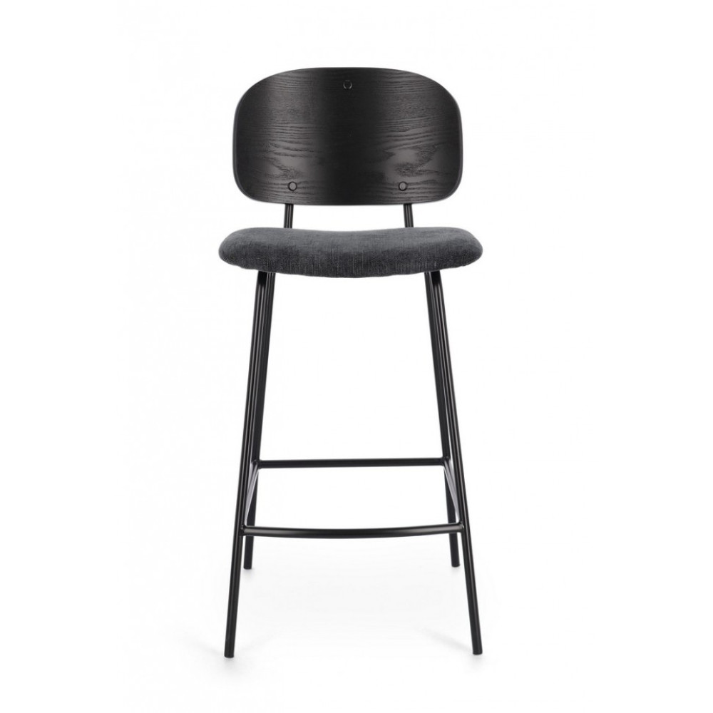 Bizzotto SIENNA ТЕМНО-СІРИЙ КУХОННИЙ ТАБУРЕТ Bizzotto SIENNA ТЕМНО-СІРИЙ КУХОННИЙ ТАБУРЕТ