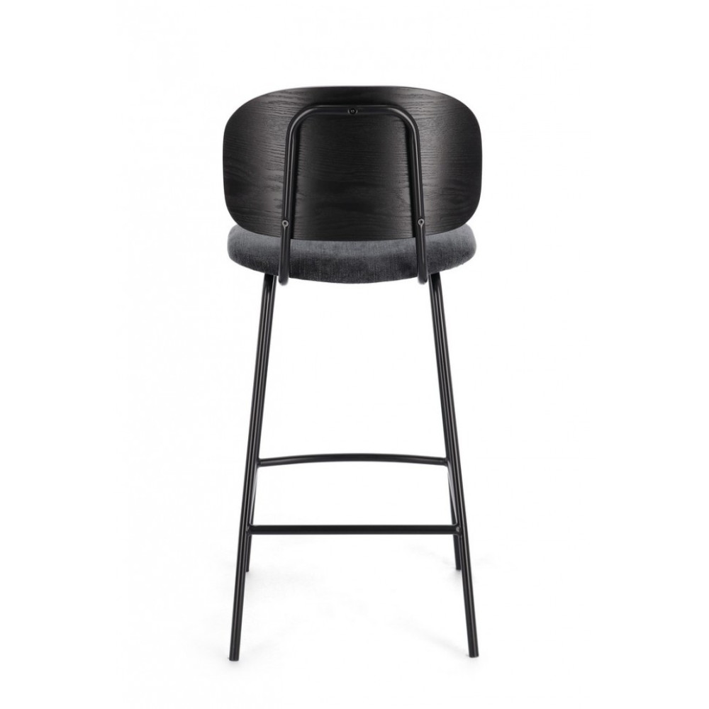 Bizzotto SIENNA ТЕМНО-СІРИЙ КУХОННИЙ ТАБУРЕТ Bizzotto SIENNA ТЕМНО-СІРИЙ КУХОННИЙ ТАБУРЕТ