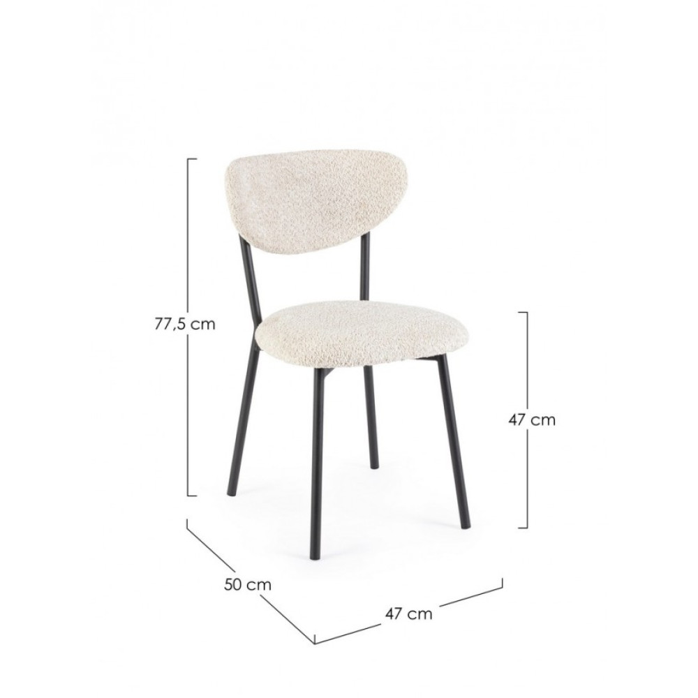 Bizzotto КРІСЛО ЛЮДМИЛА НАТУРАЛЬНЕ Bizzotto КРІСЛО ЛЮДМИЛА НАТУРАЛЬНЕ