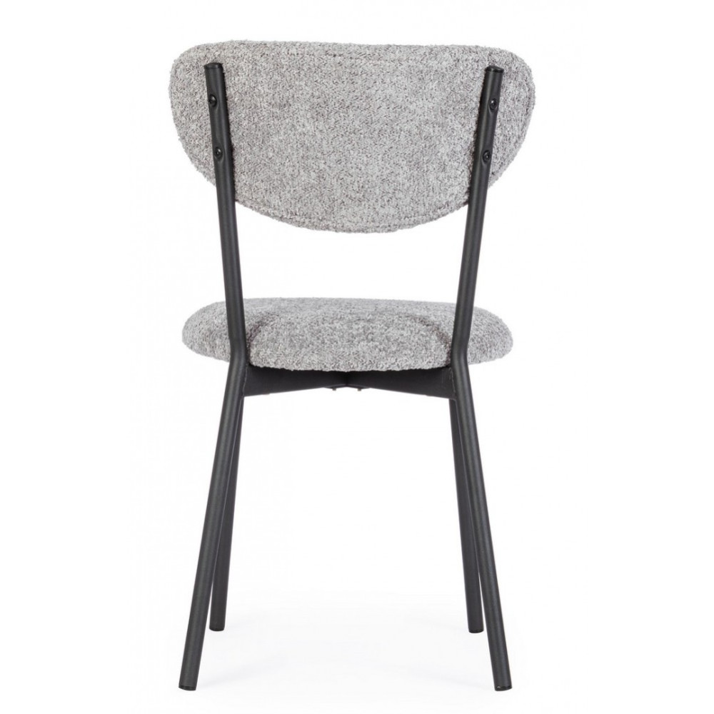 Bizzotto КРІСЛО ЛЮДМИЛА СВІТЛО-СІРЕ Bizzotto КРІСЛО ЛЮДМИЛА СВІТЛО-СІРЕ