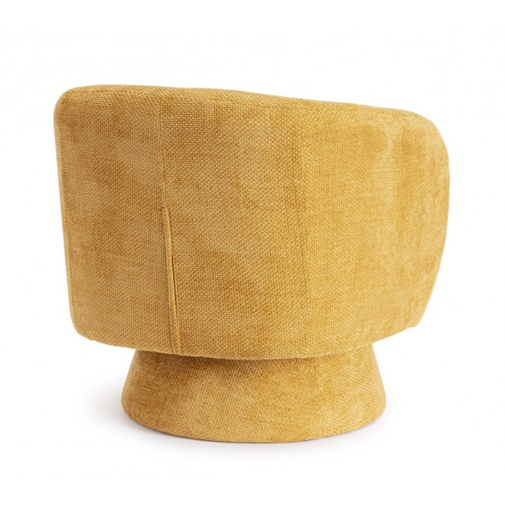 Bizzotto ПОВОРОТНЕ КРІСЛО JULIENNE MUSTARD