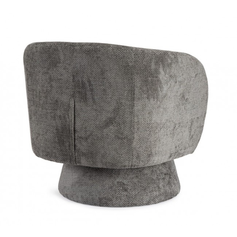 Bizzotto ПОВОРОТНЕ КРІСЛО JULIENNE DARK GREY