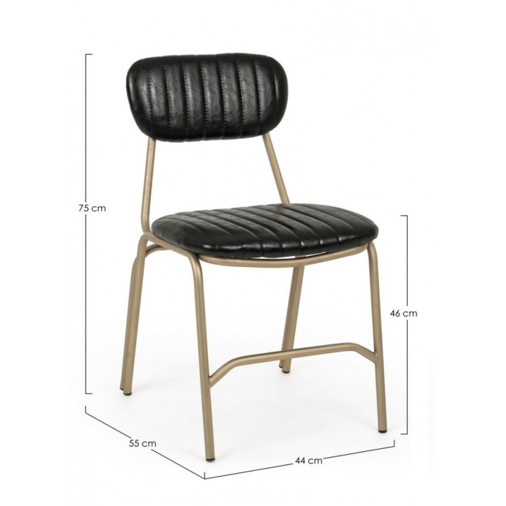 Bizzotto КРІСЛО ADDY BLACK Bizzotto КРІСЛО ADDY BLACK