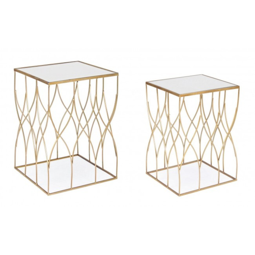 Bizzotto НАБІР 2 КВАДРАТНИЙ СТОЛ ELENOR J18