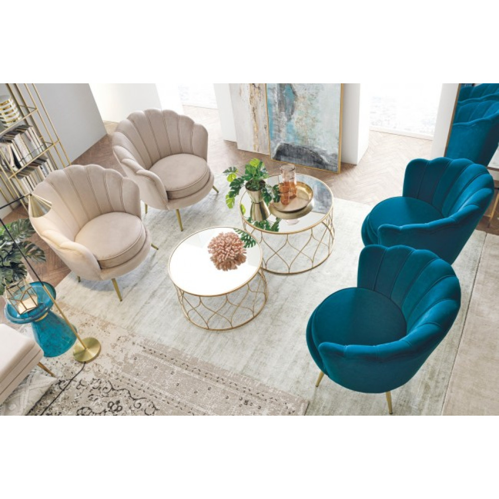 Bizzotto НАБІР 2 ЕЛЕНОР КРУГЛИЙ КАВОВИЙ СТОЛ J17 Bizzotto НАБІР 2 ЕЛЕНОР КРУГЛИЙ КАВОВИЙ СТОЛ J17