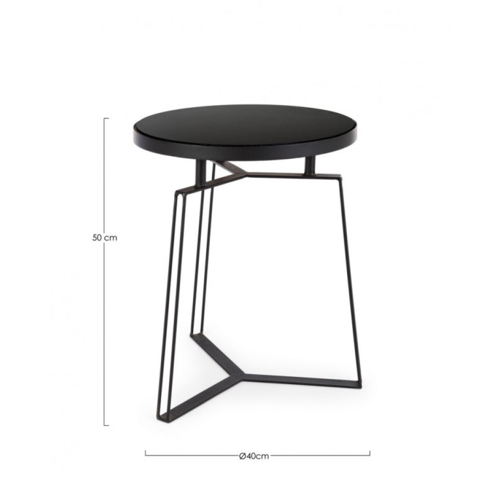 Bizzotto КАВОВИЙ СТОЛ ZAIRA ЧОРНИЙ D40