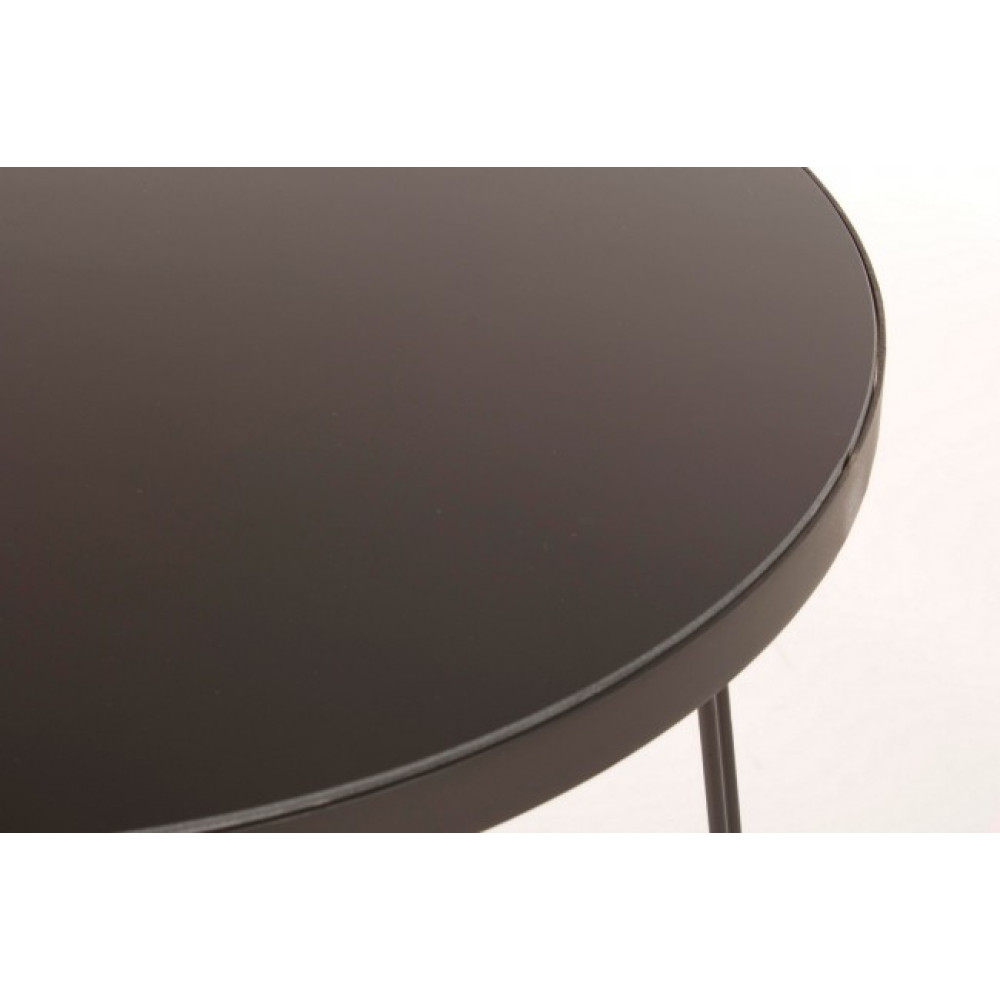 Bizzotto КАВОВИЙ СТОЛ ZAIRA ЧОРНИЙ D50 Bizzotto КАВОВИЙ СТОЛ ZAIRA ЧОРНИЙ D50