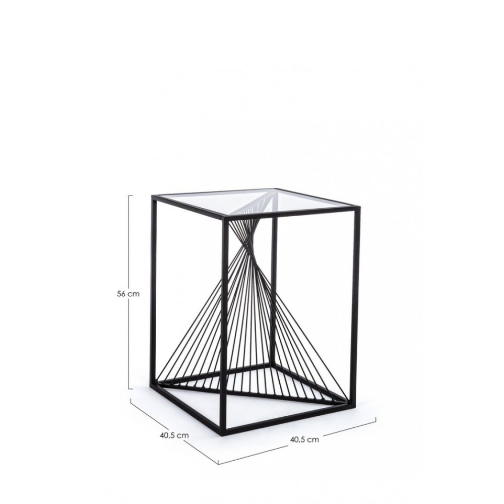 Bizzotto СТОЛ КАВОВИЙ ESPIRAL 40X40