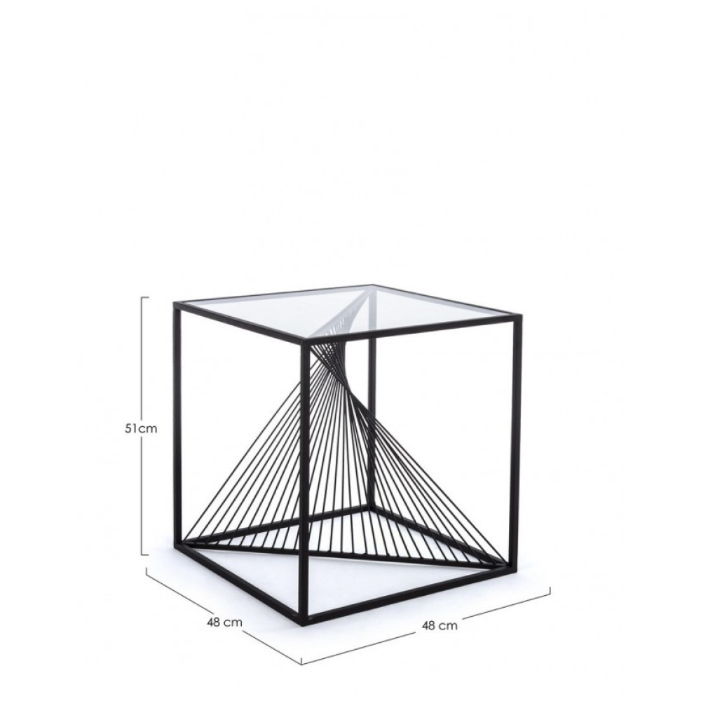 Bizzotto СТОЛ КАВОВИЙ ESPIRAL 48X48