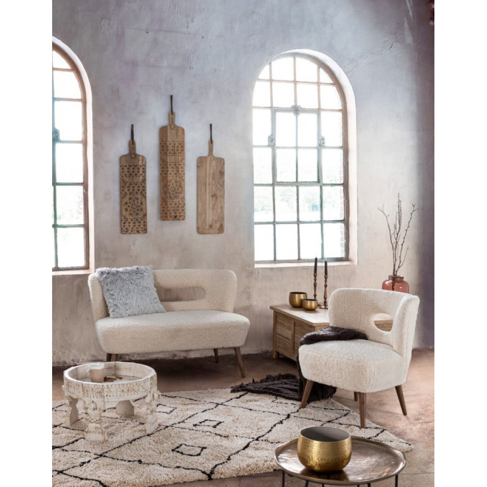 Bizzotto КАВОВИЙ СТОЛ YASIR WHITE D50 Bizzotto КАВОВИЙ СТОЛ YASIR WHITE D50