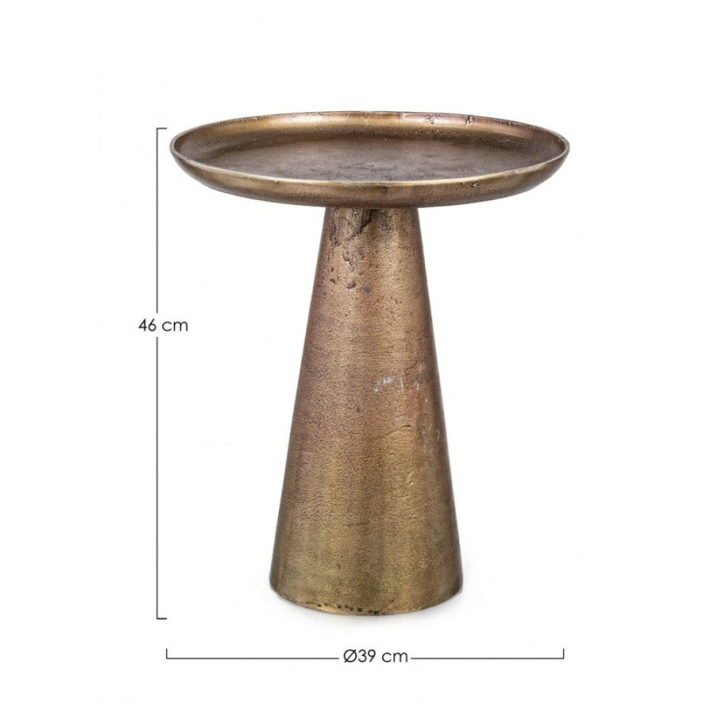 Bizzotto КАВОВИЙ СТОЛ КУЛЬВІР ЛАТУННИЙ D39