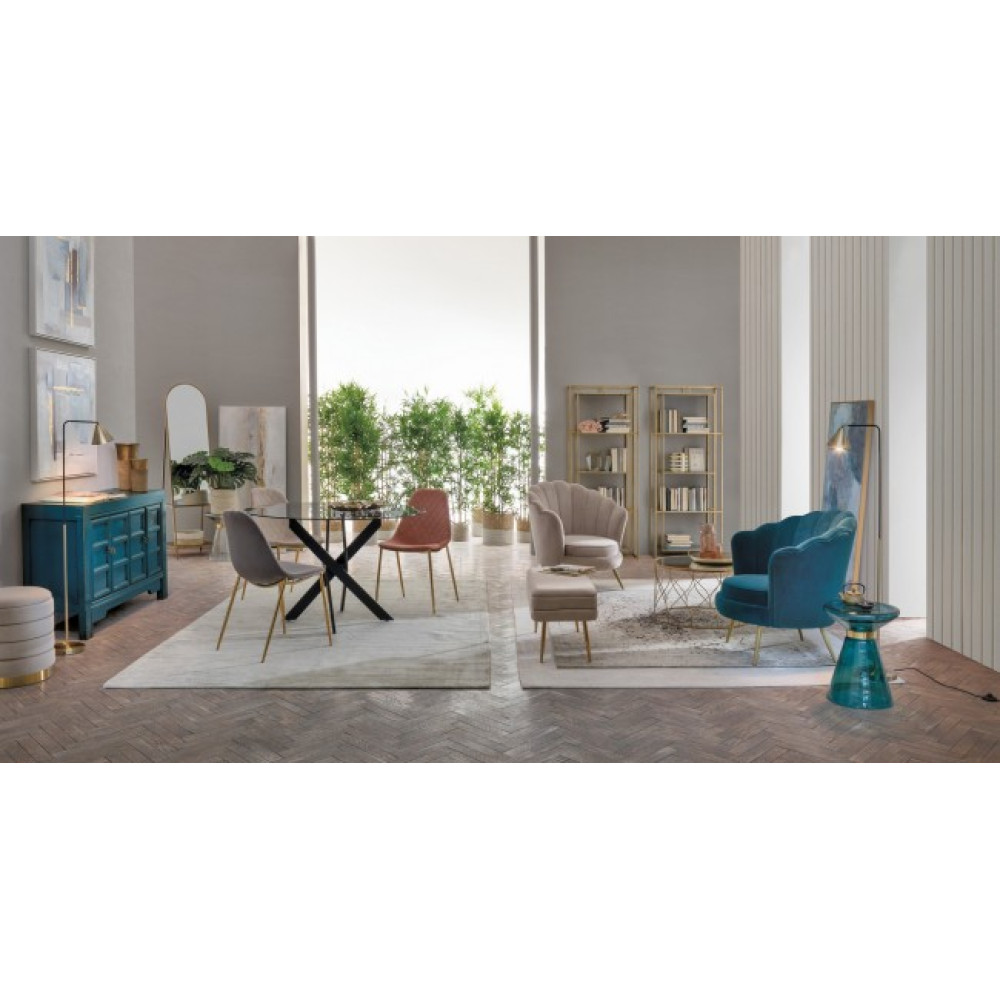 Bizzotto КАВОВИЙ СТОЛ AZMIN ПРОЗОРНЕ СКЛО D36 Bizzotto КАВОВИЙ СТОЛ AZMIN ПРОЗОРНЕ СКЛО D36