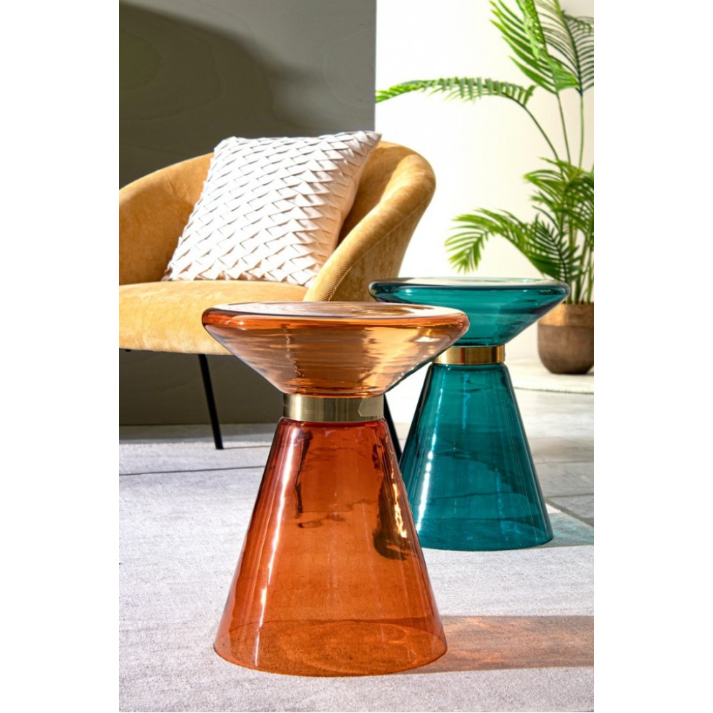 Bizzotto АЗМІН СКЛЯНИЙ КАВОВИЙ СТОЛ Д36 Bizzotto АЗМІН СКЛЯНИЙ КАВОВИЙ СТОЛ Д36