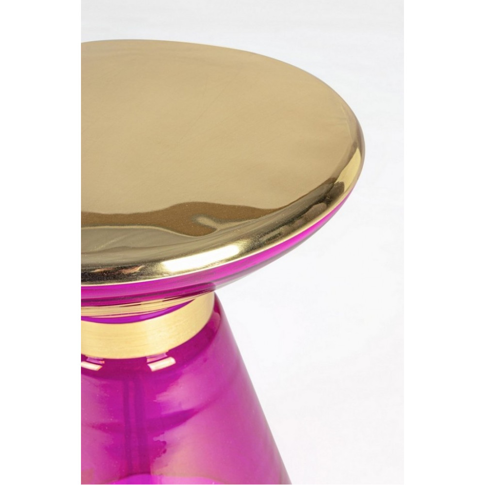 Bizzotto КАВОВИЙ СТОЛ СКЛЯНИЙ MERIEL LILAC D36 Bizzotto КАВОВИЙ СТОЛ СКЛЯНИЙ MERIEL LILAC D36