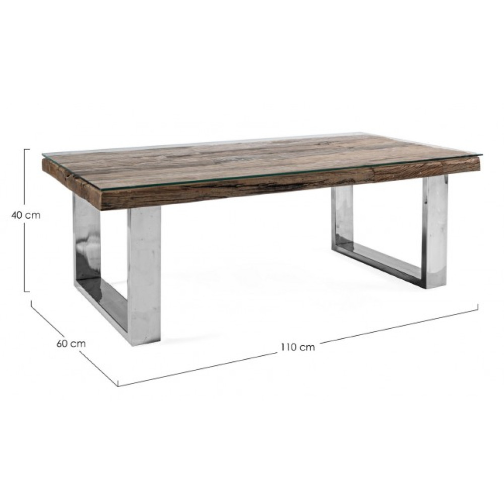 Homemotion СТІЛ КАВАЛЬНИЙ STANTON W-СКЛО 110Х60