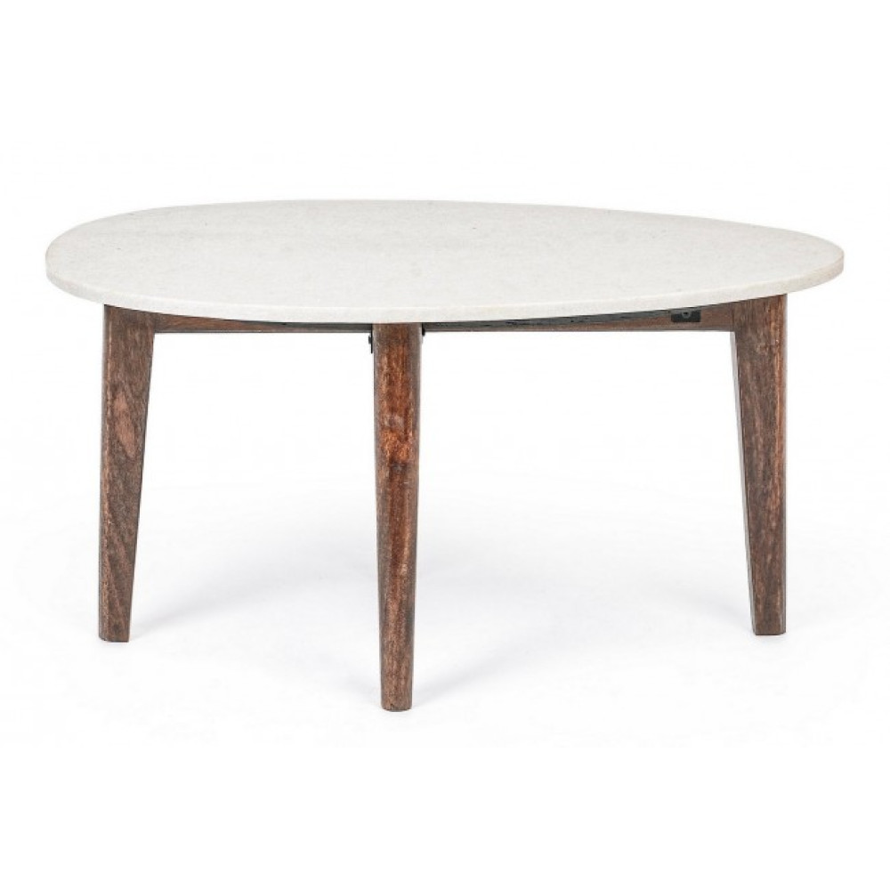 Bizzotto СТОЛ КАВАЛЬНИЙ СИЛЬВЕСТР ОВАЛЬНИЙ 70Х50 Bizzotto СТОЛ КАВАЛЬНИЙ СИЛЬВЕСТР ОВАЛЬНИЙ 70Х50